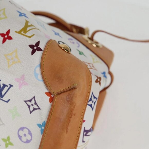 LOUIS VUITTON Monogram Multicolor Ursula Tote Bag White M40123 LV Auth BA2955 - Picture 13 of 15